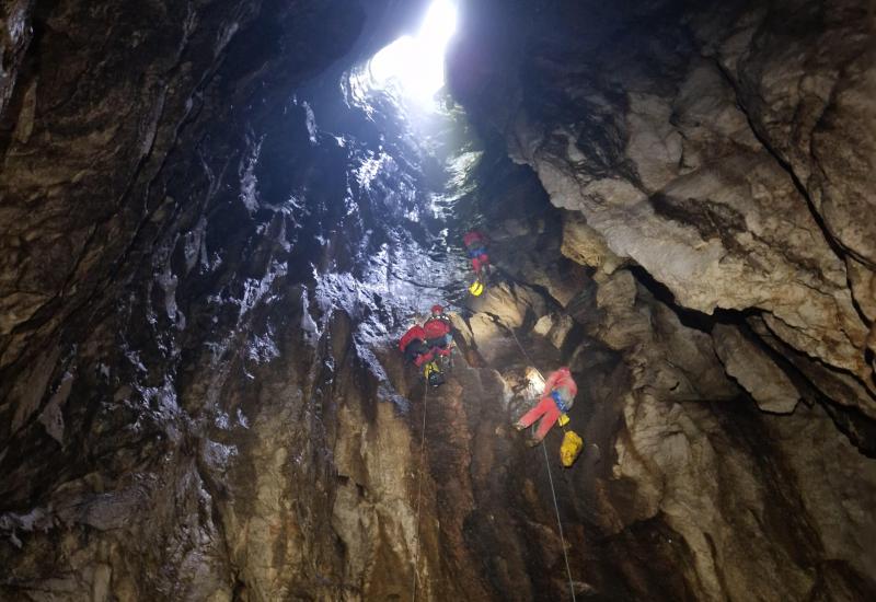 Vježba speleospašavanja GSS-a u BiH